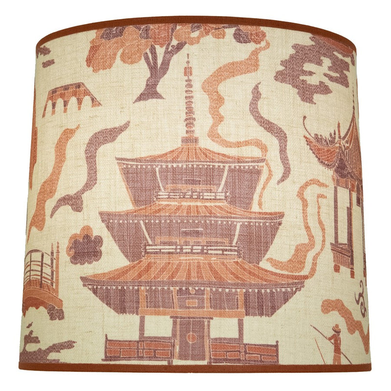 Robert Abbey Abbey Rose Lamp Shade, Berry/Shannon Sienna - CS28