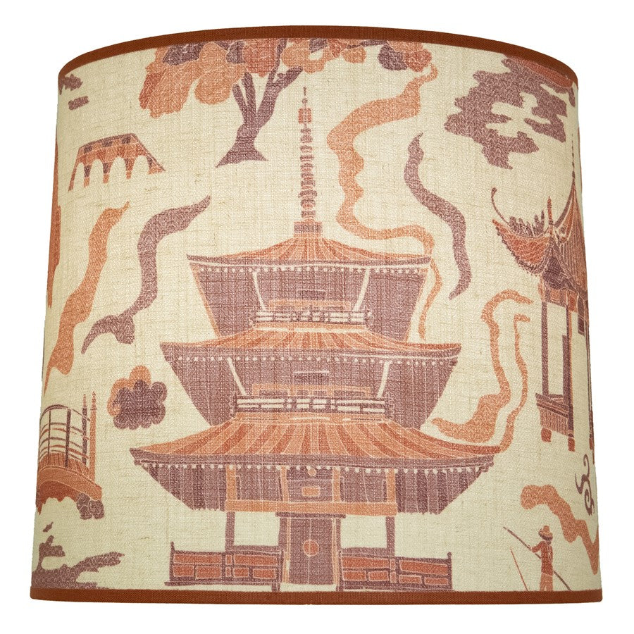 Robert Abbey Abbey Rose Lamp Shade, Berry/Shannon Sienna - CS28