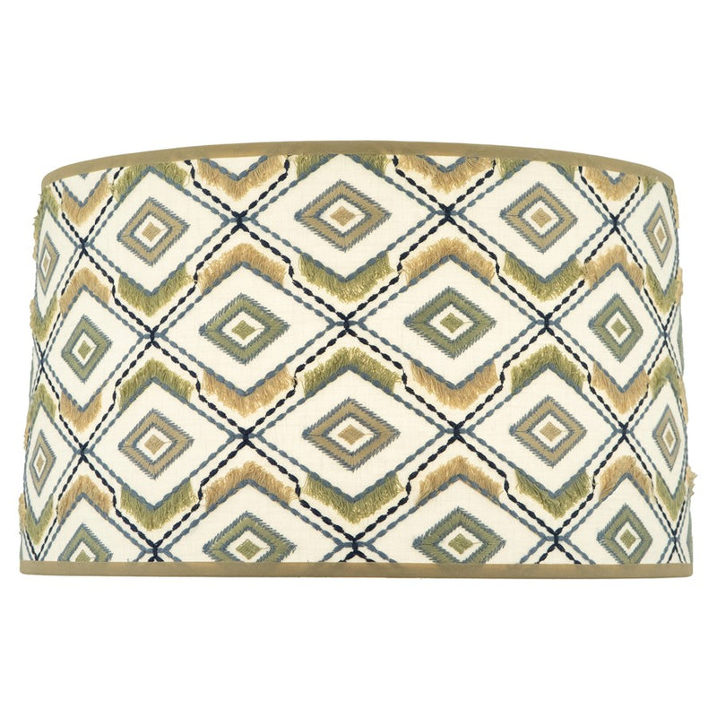 Robert Abbey Abbey Rose Lamp Shade, Sage/Lola Khaki - CS32