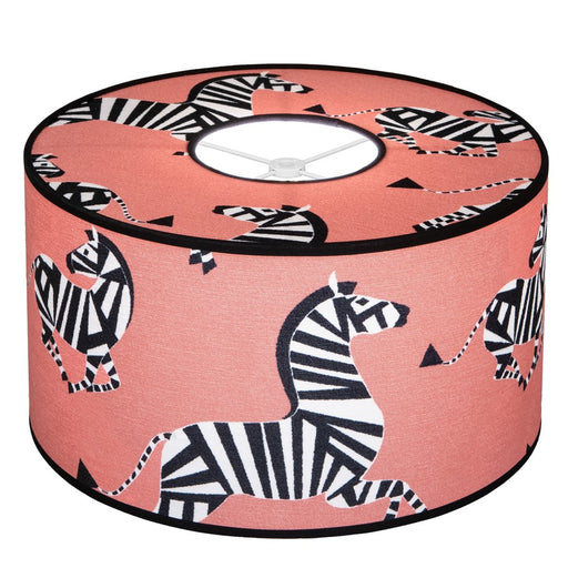 Robert Abbey Abbey Rose Lamp Shade, Rose/Lola Blk Trim - CS44