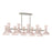 Robert Abbey Clare 10 Lt Chandelier, Rose Water, Silver/Pink - RW21RW