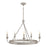 Robert Abbey William 5 Lt Chandelier, Polished Nickel/Wht, Silver - S271