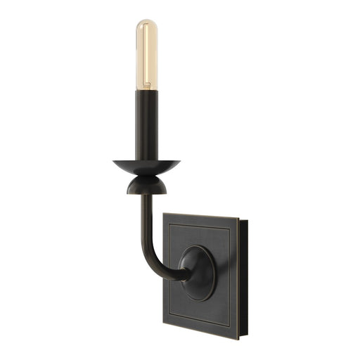 Robert Abbey William 1 Lt Wall Sconce, Deep Patina Brz/Wht, Brz - Z273