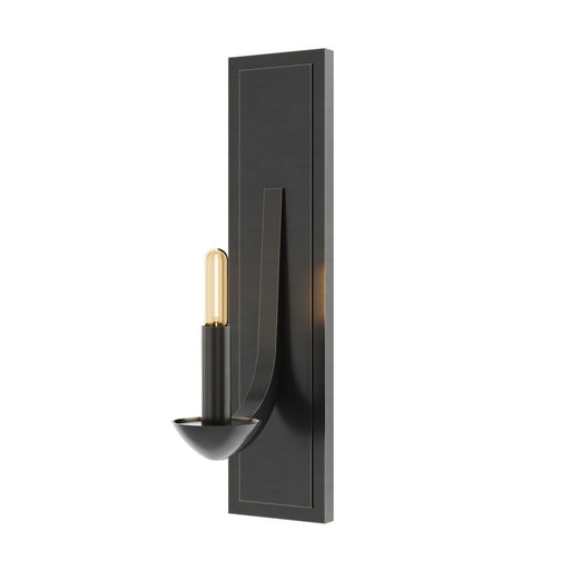 Robert Abbey Goldie 1 Lt Rectangle Wall Sconce, Deep Patina Brz - Z2955