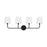 OPEN BOX ITEM: Capital Lighting Dawson 4-Light Vanity, Black