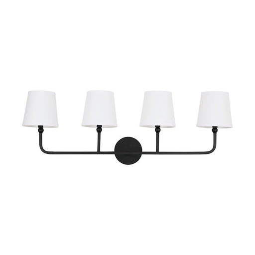 OPEN BOX ITEM: Capital Lighting Dawson 4-Light Vanity, Black