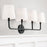 OPEN BOX ITEM: Capital Lighting Dawson 4-Light Vanity, Black