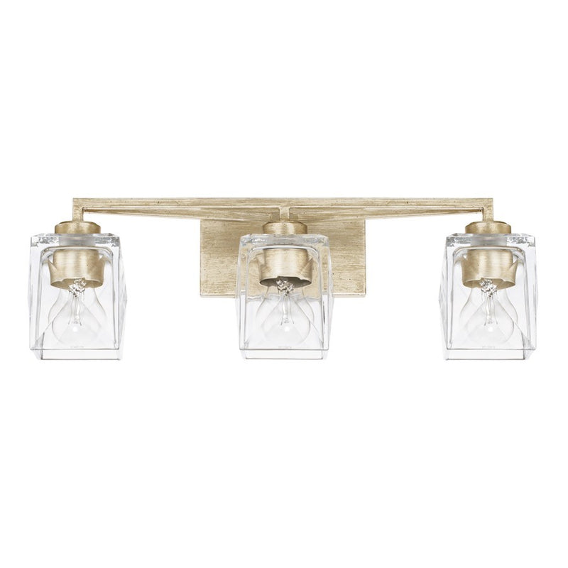 OPEN BOX ITEM: Capital Lighting Karina 3 Light Vanity, Gold