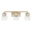OPEN BOX ITEM: Capital Lighting Karina 3 Light Vanity, Gold