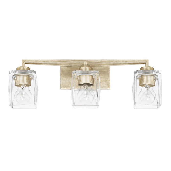 OPEN BOX ITEM: Capital Lighting Karina 3 Light Vanity, Gold