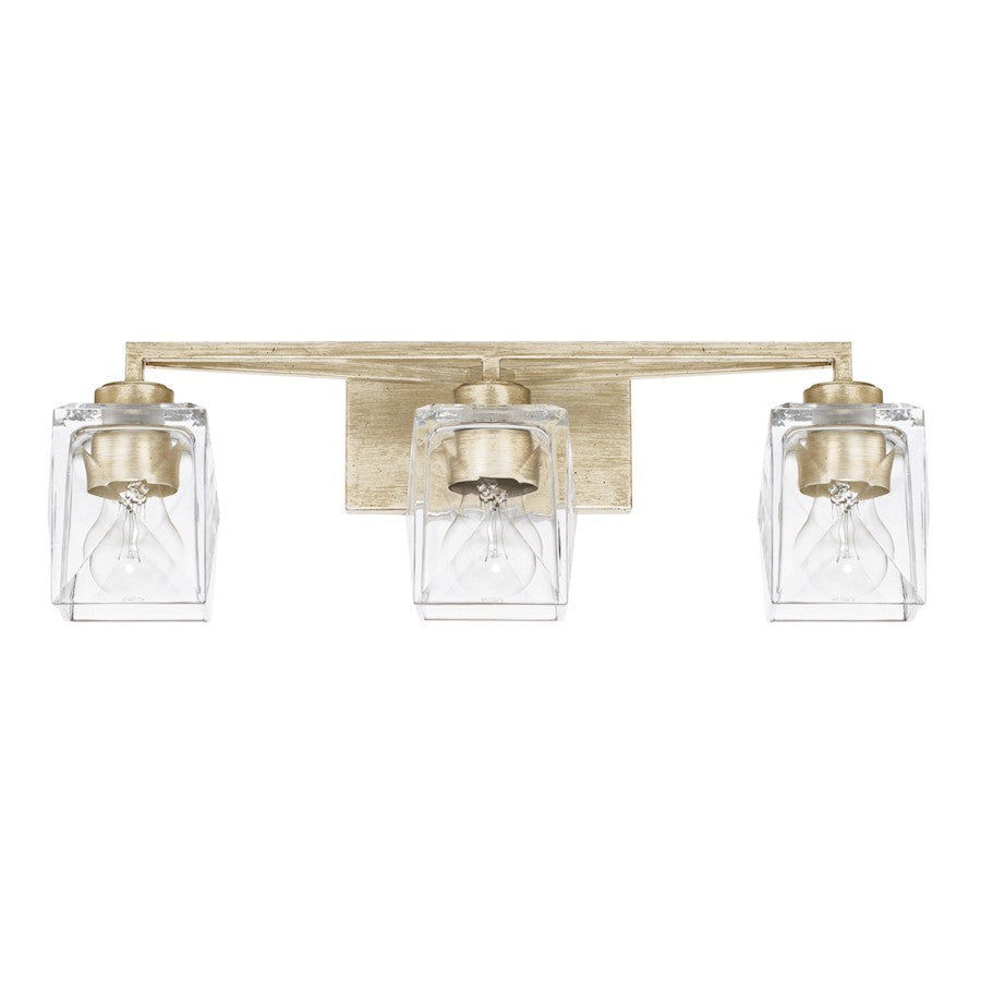OPEN BOX ITEM: Capital Lighting Karina 3 Light Vanity, Gold