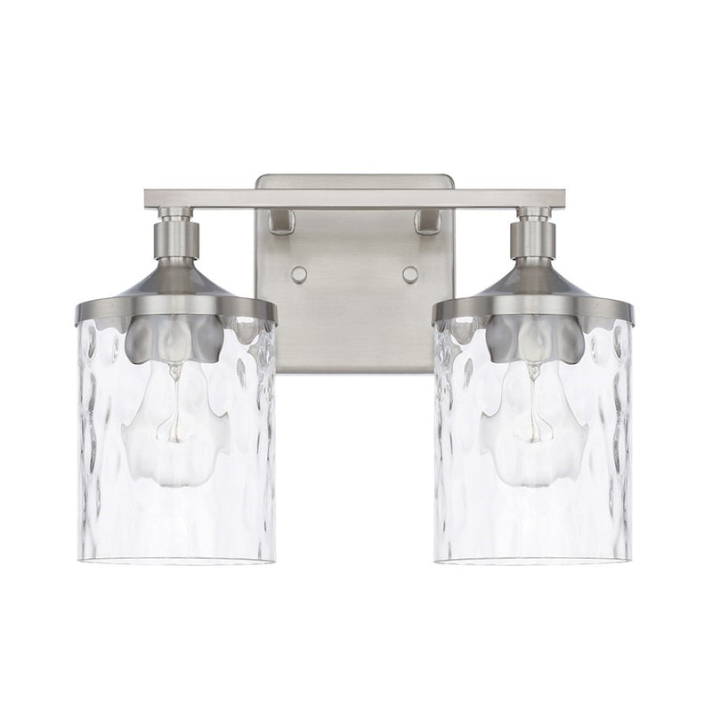 OPEN BOX ITEM: HomePlace by Capital Colton 2-Lt Vanity, NKL