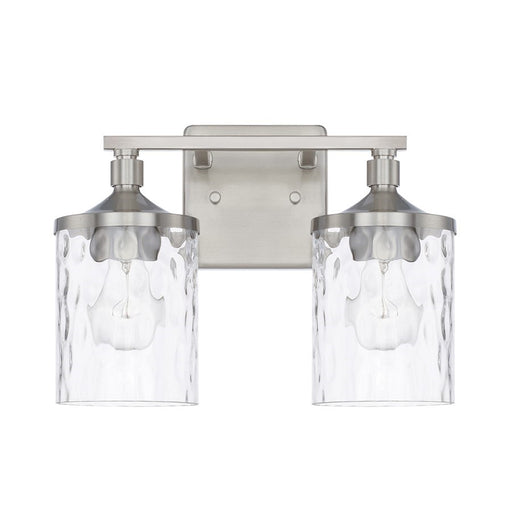 OPEN BOX ITEM: HomePlace by Capital Colton 2-Lt Vanity, NKL