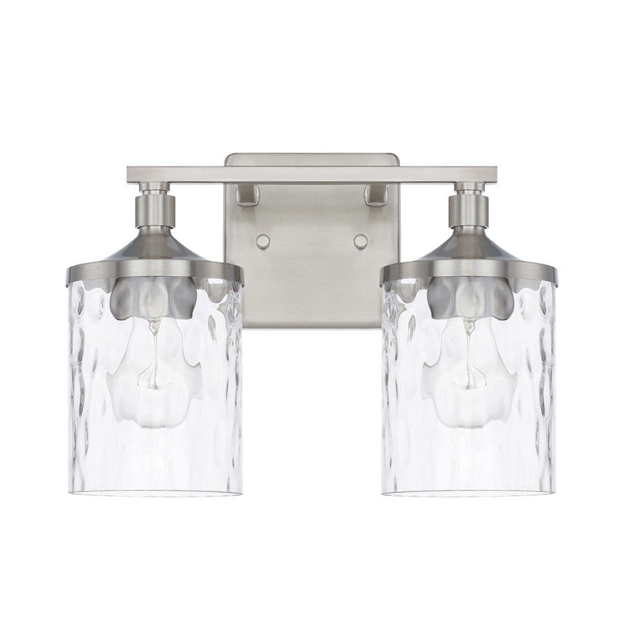 OPEN BOX ITEM: HomePlace by Capital Colton 2-Lt Vanity, NKL