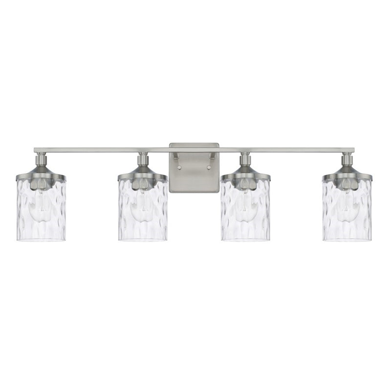 OPEN BOX ITEM: HomePlace by Capital Colton 4 Light Vanity, Nickel
