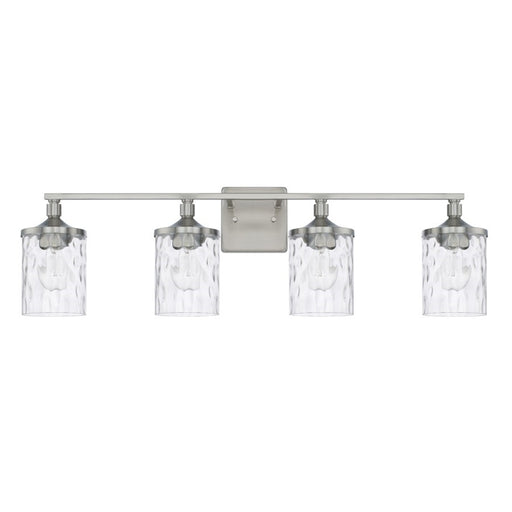 OPEN BOX ITEM: HomePlace by Capital Colton 4 Light Vanity, Nickel