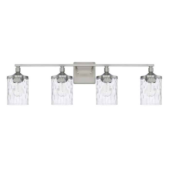OPEN BOX ITEM: HomePlace by Capital Colton 4 Light Vanity, Nickel