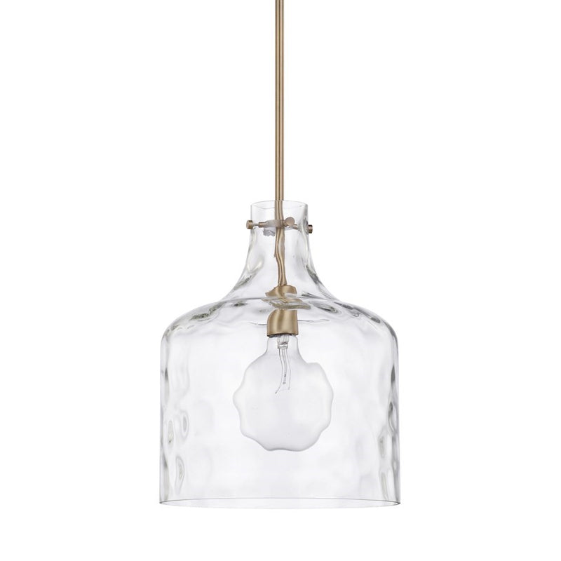 OPEN BOX ITEM: HomePlace by Capital Lighting 1 Light Pendant, Brass