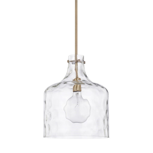 OPEN BOX ITEM: HomePlace by Capital Lighting 1 Light Pendant, Brass
