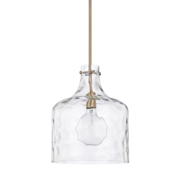 OPEN BOX ITEM: HomePlace by Capital Lighting 1 Light Pendant, Brass