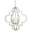 OPEN BOX ITEM: Capital Lighting Ellis 4-LT Pendant, 26", Silver - 4542AS