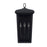 OPEN BOX ITEM: Capital Lighting Donnelly 3 Lt SM Outdoor Wall, Black