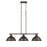 OPEN BOX ITEM: Golden Lighting Duncan 3-Lt Linear Pendant, BZ