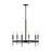 Generation Lighting Bryant 6 Light Chandelier, Midnight Black - 3002106-112