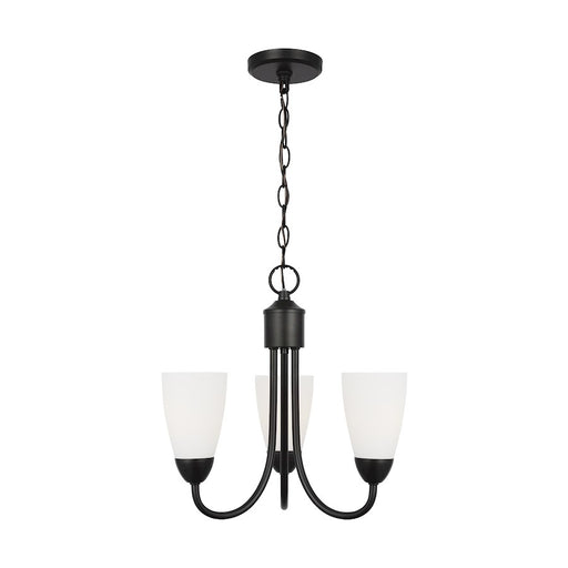 Generation Lighting S Lavin Seville 3-Lt LED Chandelier, B/E/W - 3120203EN3-112