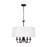 Generation Lighting S Lavin Seville 5-Lt Chandelier, BK/Linen - 3320205-112