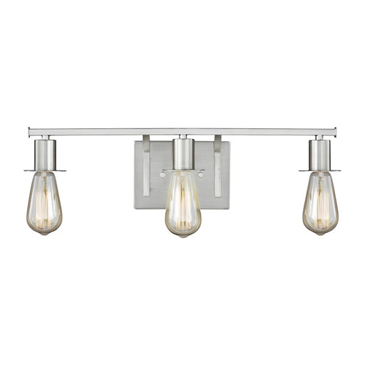 Generation Lighting Brut 3 Light Bath Vanity, Brushed Nickel - 4001303-962