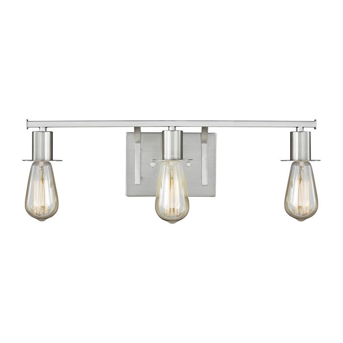 Generation Lighting Brut 3 Light Bath Vanity, Brushed Nickel - 4001303-962