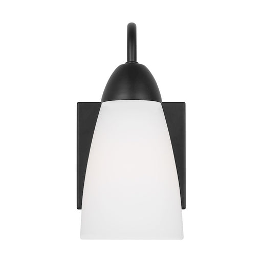 Generation Lighting Sean Lavin Seville 1-Lt Bath, Black/Etch/White - 4120201-112