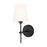 Visual Comfort Studio Baker 1-Lt Wall/Bath Sconce, Black/White