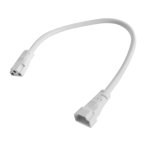 Generation Lighting Vivid II LED 12" Connector Cord, White - 495612S-15