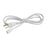 Generation Lighting Vivid II LED 24" Power Cord, White - 495624S-15