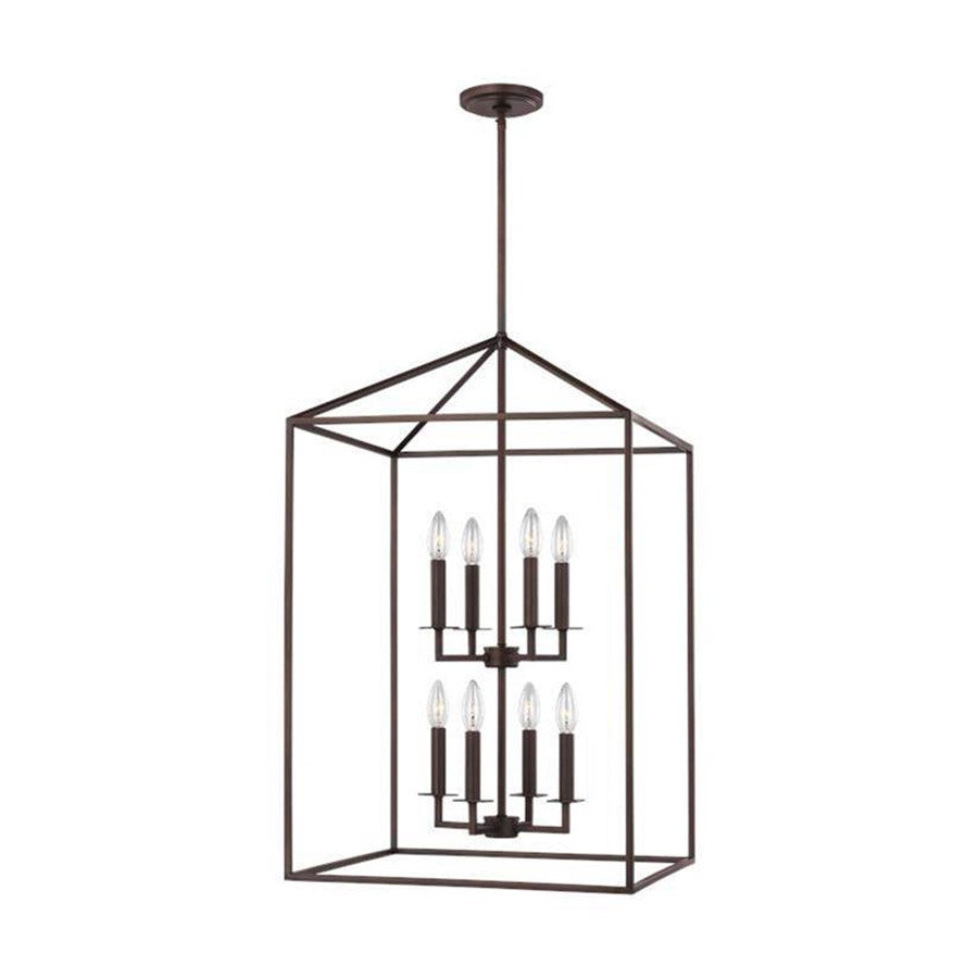 Generation Lighting Perryton 8 Light Pendant, Bronze - 5115008EN-710