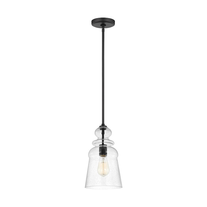 Generation Lighting Sean Lavin Kea 1-Lt Pendant, Black/Seed - 6536901-112