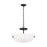 Generation Lighting Kerrville 2-Lt Conv Pendant, BK/SE - 7715202-112