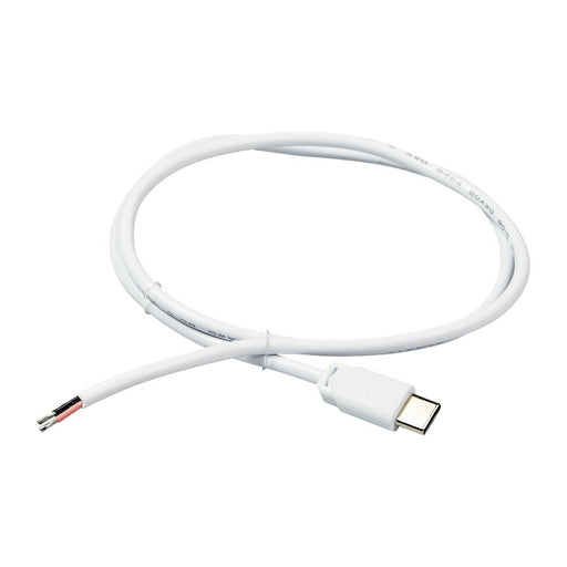 Generation Lighting Disk Light 24" Power Cord, White - 984124S-15