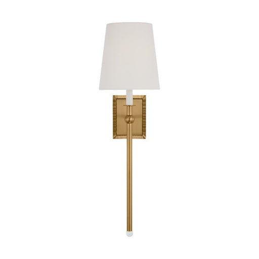 Visual Comfort Studio Alexa Hampton Baxley 1-Lt Sconce, BS/WH Linen - AW1211BBS