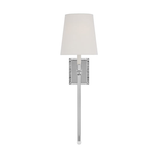 Visual Comfort Studio Alexa Hampton Baxley 1-Lt Sconce, NK/WH Linen - AW1211PN