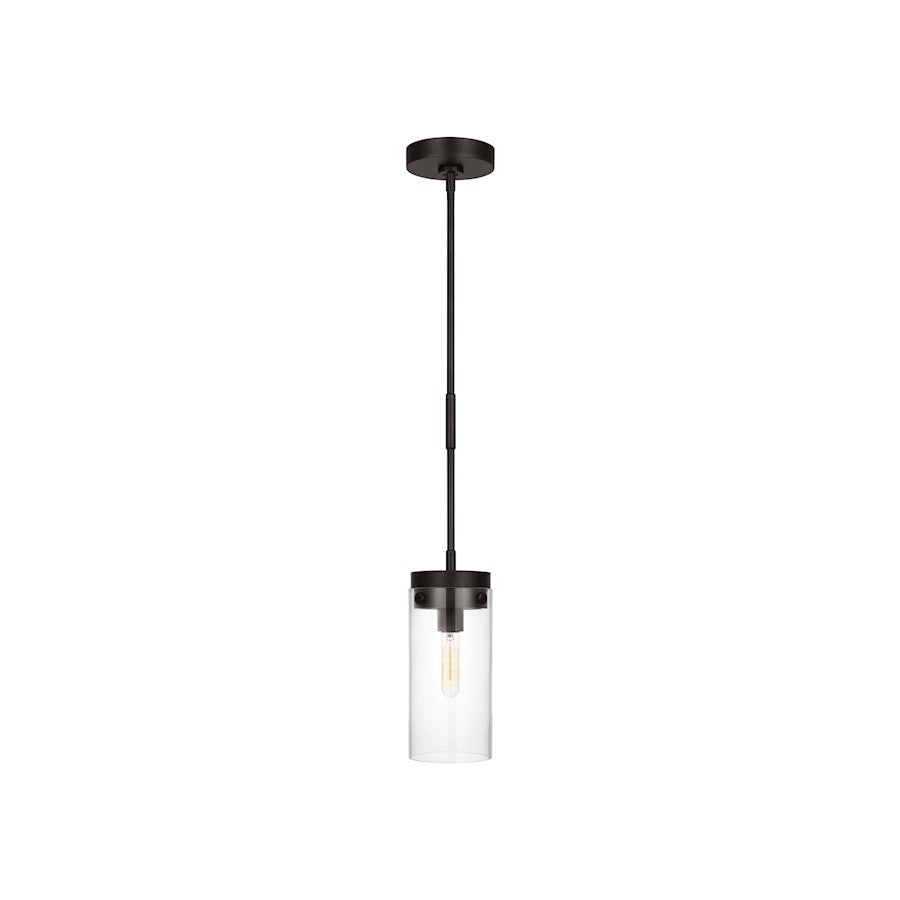 Visual Comfort Chapman & Myers Garrett 1-Lt 5" Pendant, IR/Clear - CP1001AI