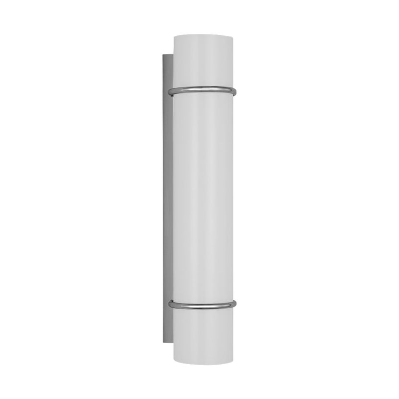 Visual Comfort Chapman & Myers Amelie 1 Lt 13" Sconce, Nickel/White