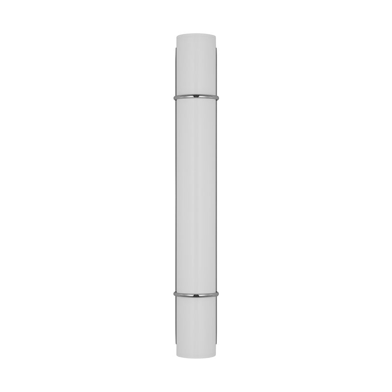 Visual Comfort Chapman & Myers Amelie 1 Lt 19" Sconce, Nickel/White
