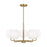 Generation Lighting Rory 5 Light Chandelier In Satin Bronze/Opal - GLC1055SB