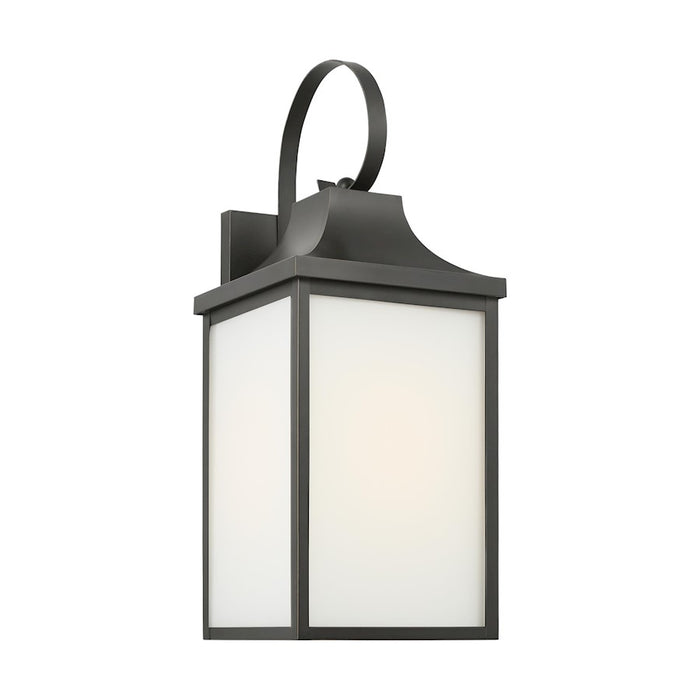 Generation Lighting Saybrook 1-Lt 7" Out Wall Lantern, Bronze/WH - GLO1021ANBZ