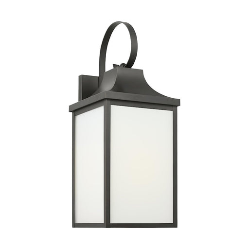 Generation Lighting Saybrook 1-Lt 8" Out Wall Lantern, Bronze/WH - GLO1031ANBZ