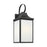 Generation Lighting Saybrook 1-Lt 8" Out Wall Lantern, Black/White - GLO1031TXB