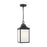 Generation Lighting Saybrook 1-Lt Out LED Pendant, Black/White - GLO1041EN3-TXB